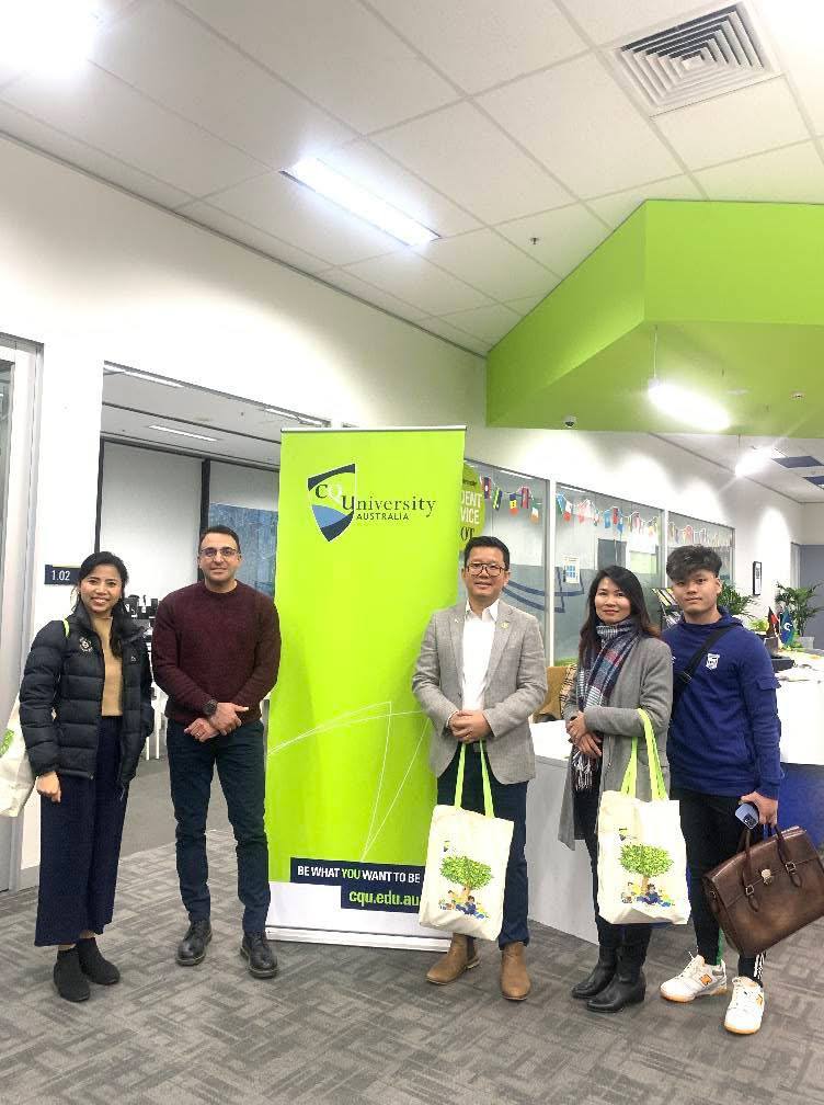 Dr. Seng Bona, Chairman of True VISIONS paid an official visit to CQU University in Melbourne, Australia.June 2025