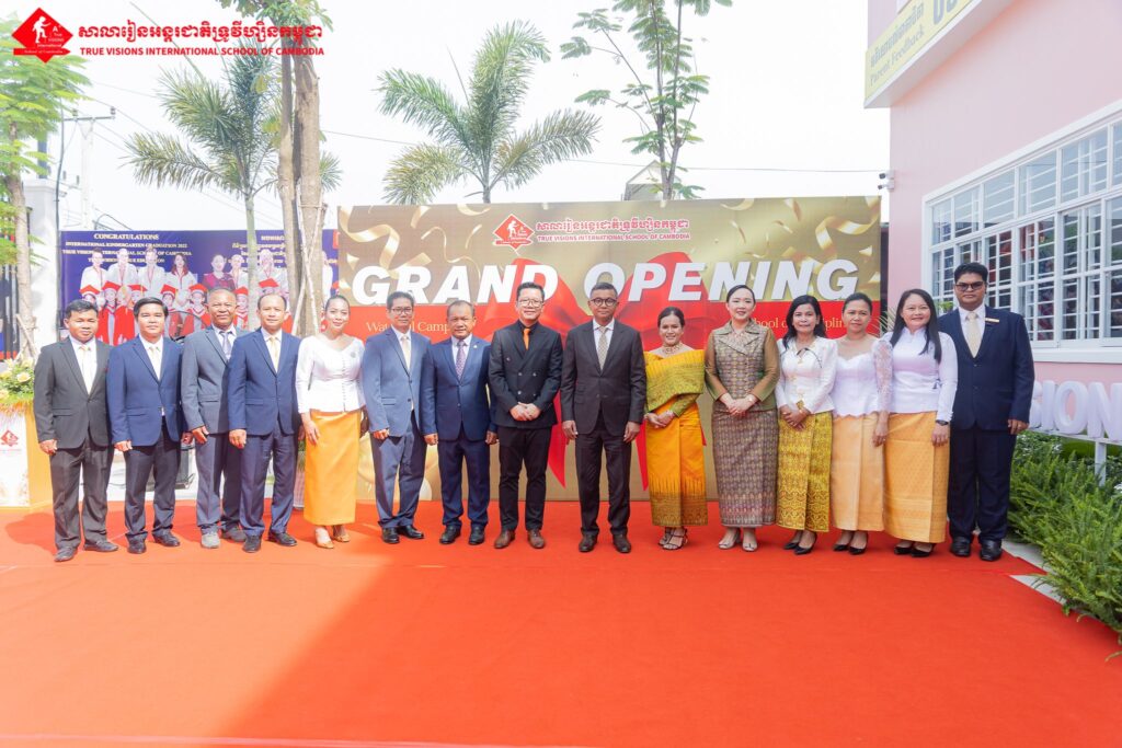 ពិធីសម្ពោធអគារសិក្សានៃសាលារៀនអន្តរជាតិទ្រូវីហ្សិនកម្ពុជា សាខាវត្តទួល ក្នុងខណ្ឌឫស្សីកែវ (True VISIONS International School of Cambodia)