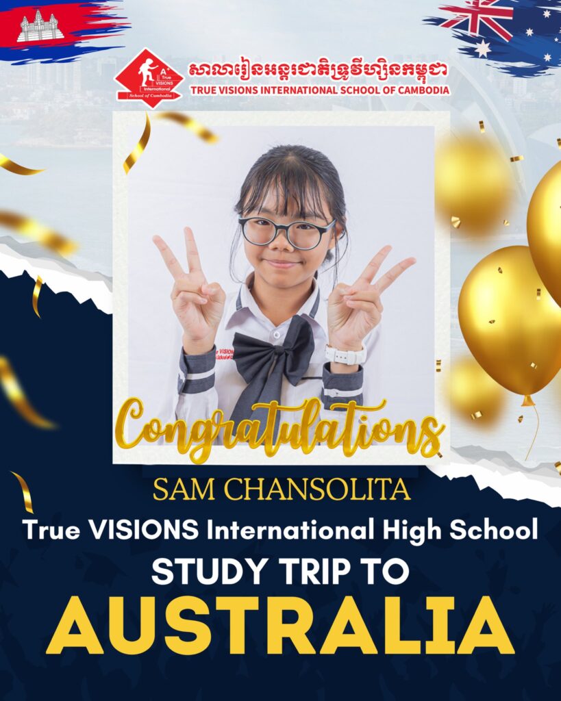 អបអរសាទរសិស្សានុសិស្សចំនួន៤១រូប នៃវិទ្យាល័យអន្តរជាតិទ្រូវីហ្សិនកម្ពុជា